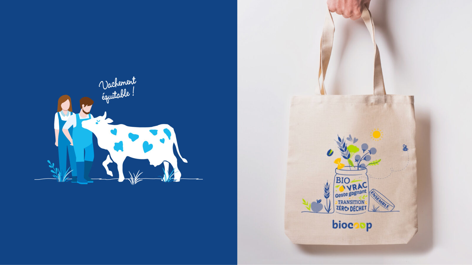 Biocoop - Illustration et totebag